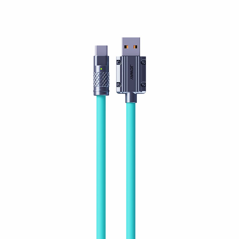 TC120 機甲鋅合金硅膠數(shù)據(jù)線_數(shù)據(jù)線_深圳市喬威電源有限公司